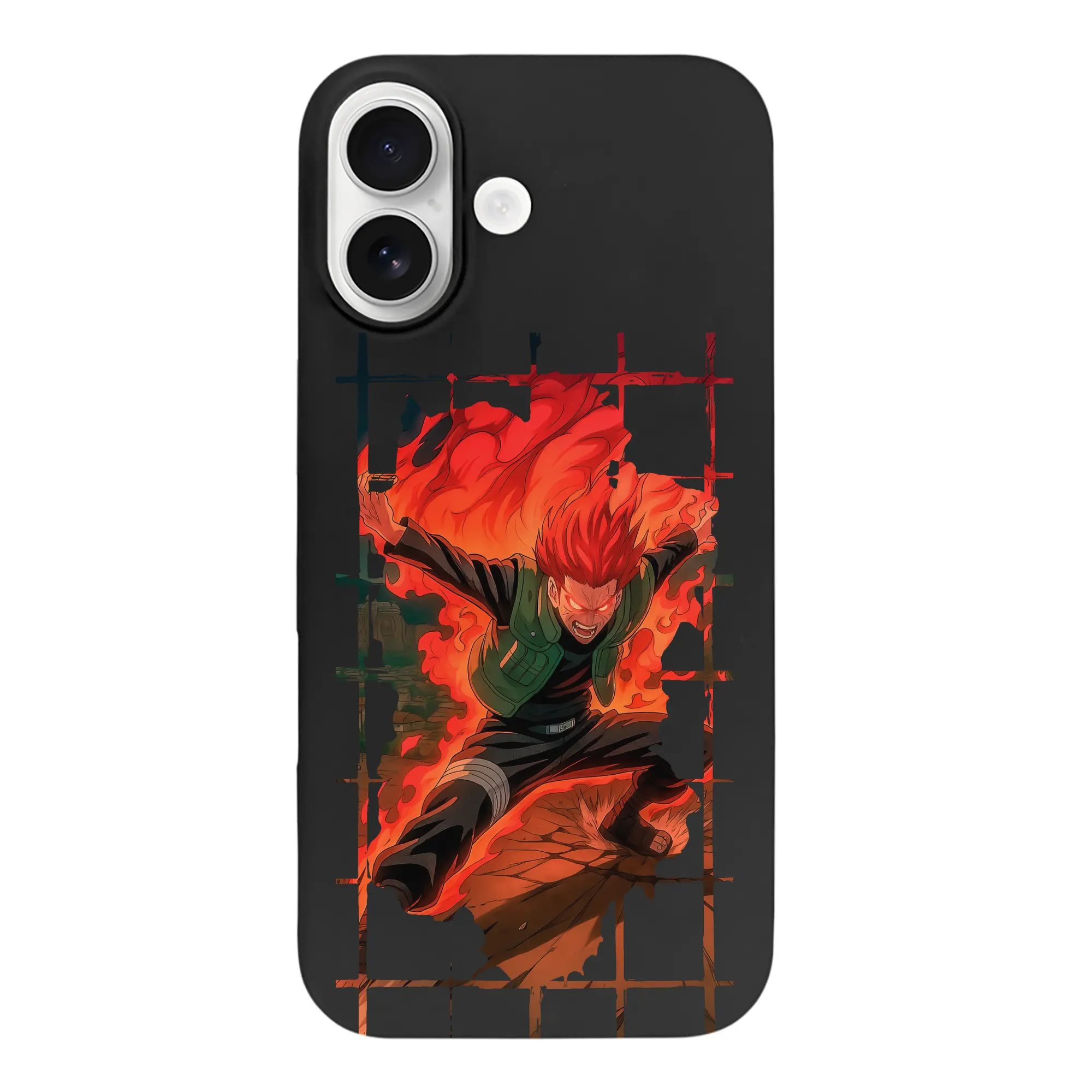 ナルト グッズ マイト・ガイ - iPhone 17 シリーズ シリコンケース 薄型 耐衝撃 指紋防止 ソフトタッチカバー 精密フィット 傷防止 保護ケース iPhone 17/17 Air/17 Pro/17 Pro Max 対応